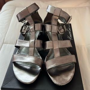 Kenneth Cole Silver Sandals